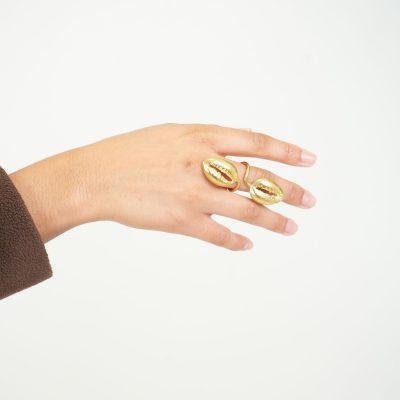 Bague Cauris Duo - Collection Queen